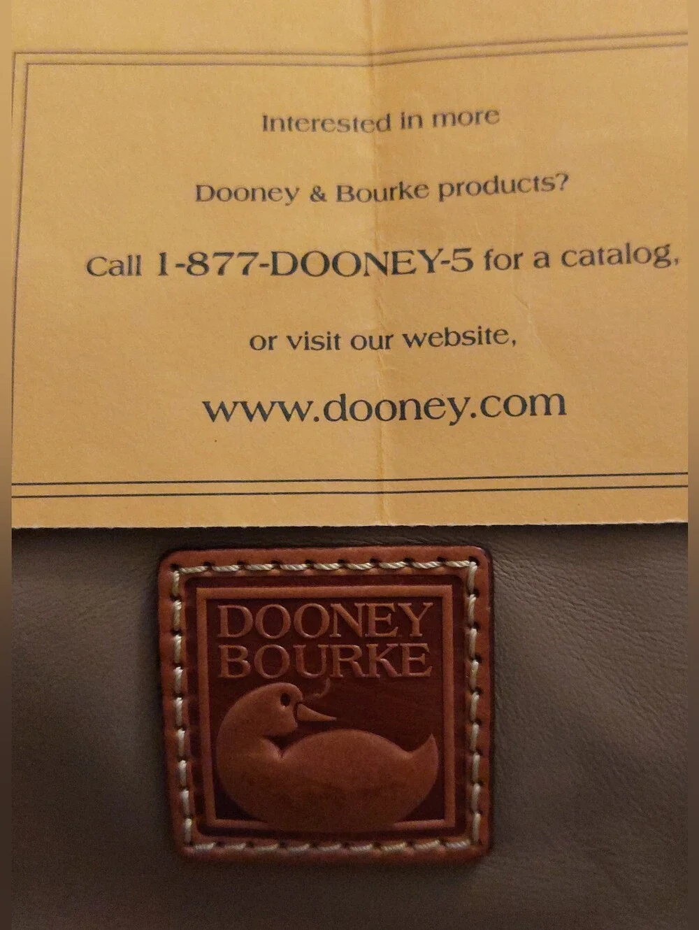 Dooney & Bourke Hobo Bag.